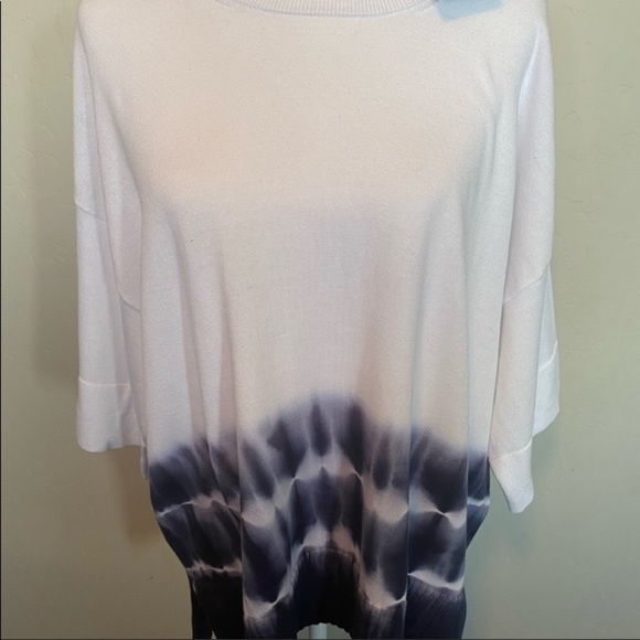 Dkny Tie Dye Lightweight Dolman Sweater - Picture 5 of 11